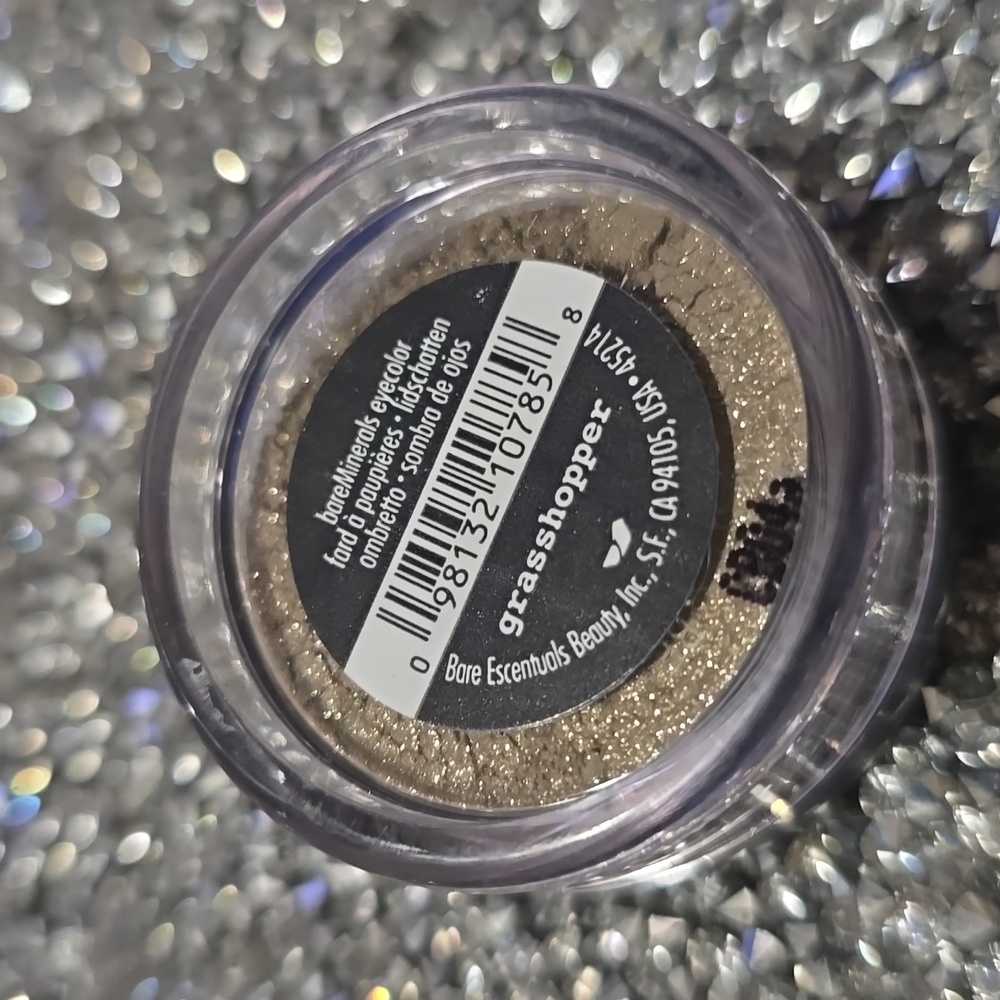 🧚‍♀️GRASSHOPPER BareMineral RARE Glimmer Eyecolor NWT